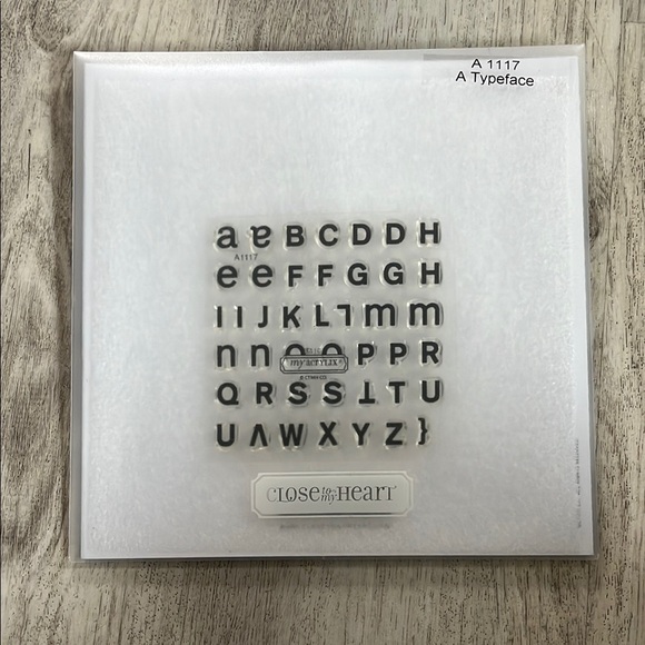 Close to my Heart - A typeface A1117 alphabet letters - Picture 1 of 3